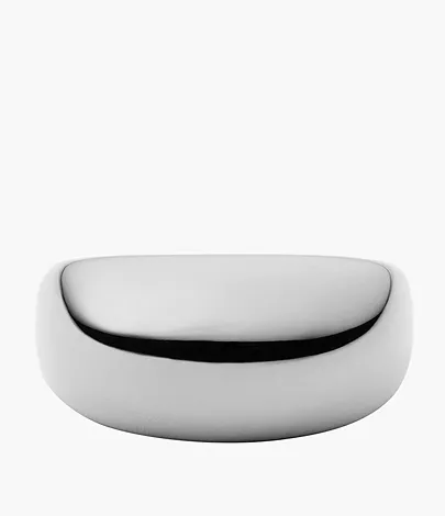 Fossil Ring Ellis Domed Collection Edelstahl