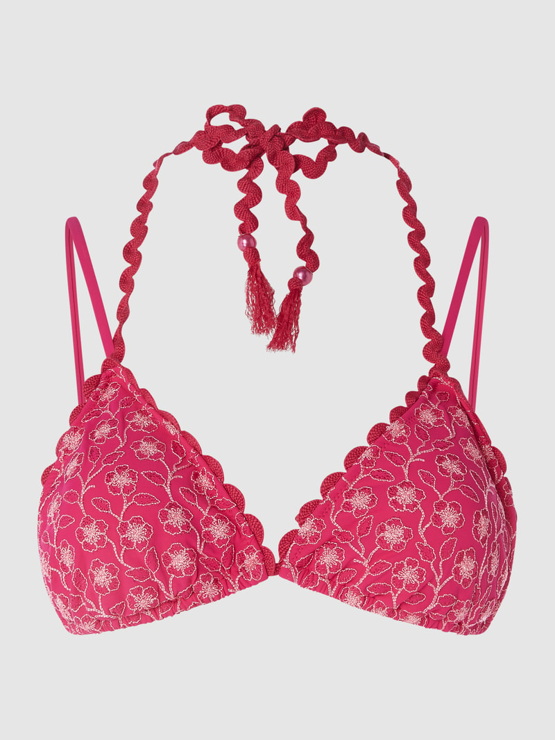 Bikini-Oberteil in Triangel-Form in pink