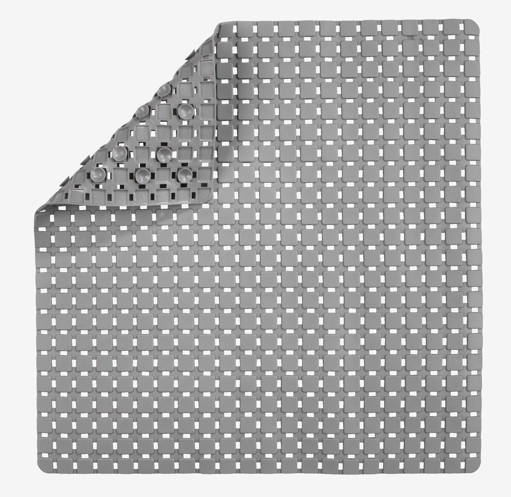 Tapis de bain VITTINGE basique 55x55cm gris