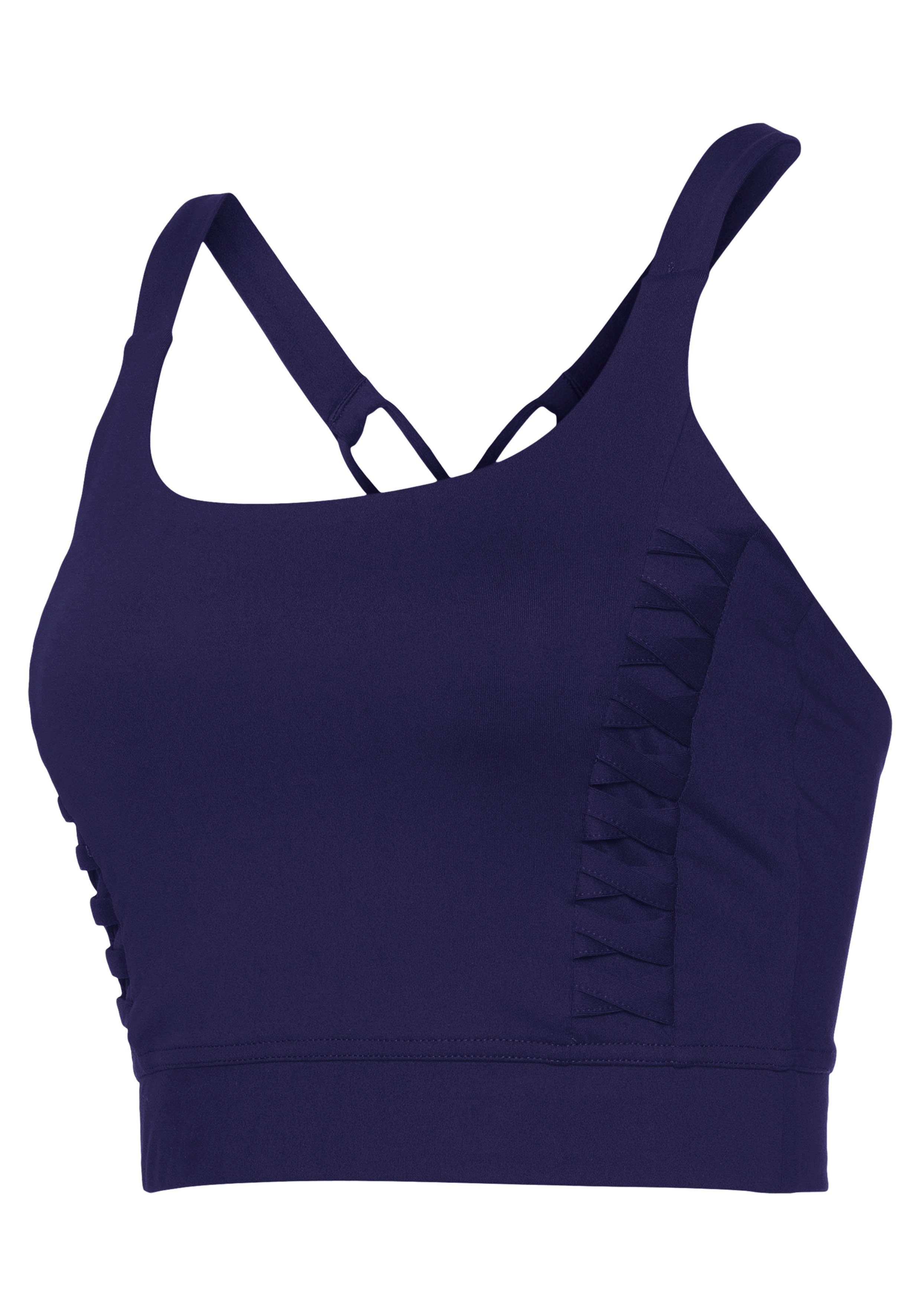 LASCANA ACTIVE Crop-Top mit gekreuzten Trägern und Rundhalsausschnitt