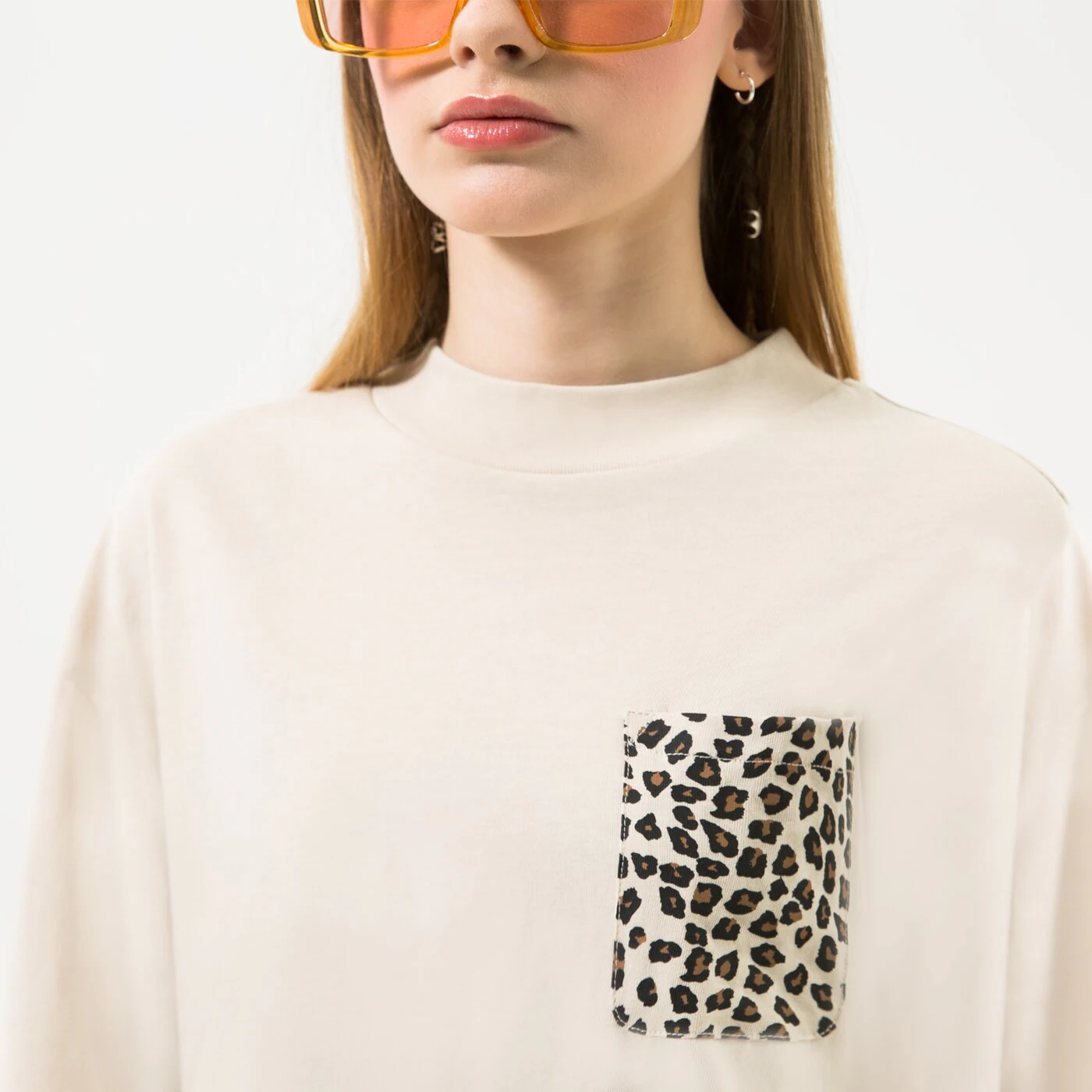 VANS T-SHIRT LS ANIMAL MIX LS TEE OATMEAL Beige