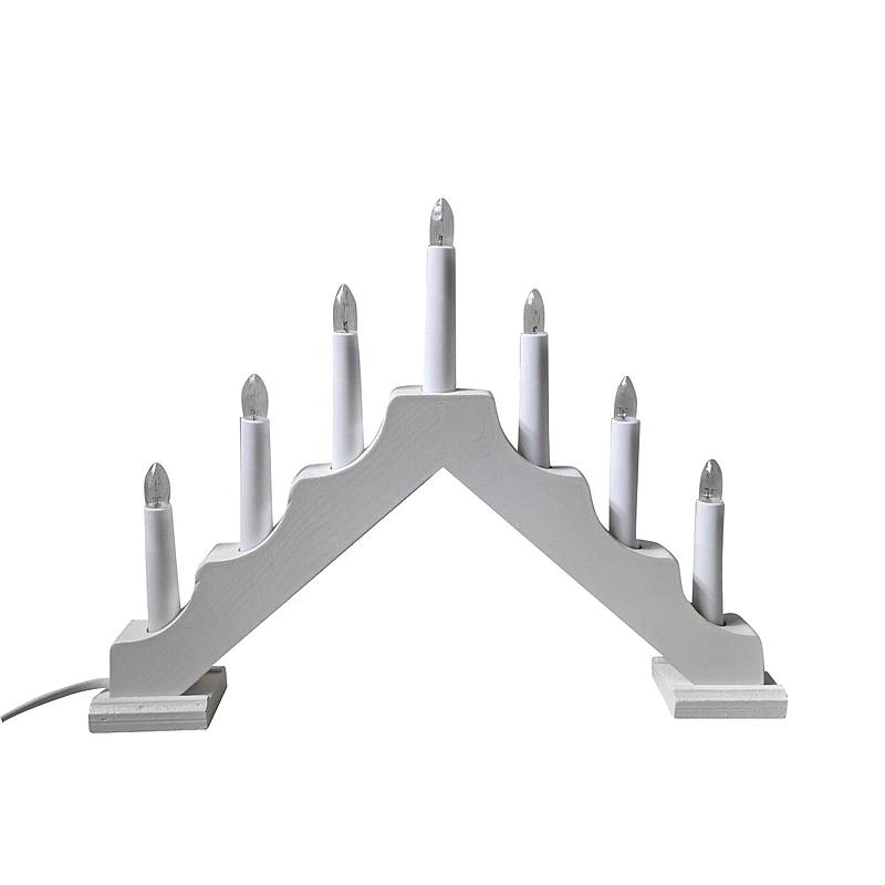 Home Adventsstake 7-armet, hvit, Jotunheim