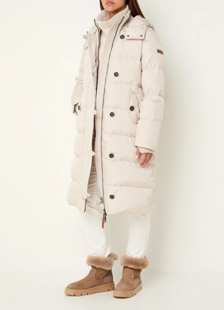 Moscow Fluid hooded padded jacket