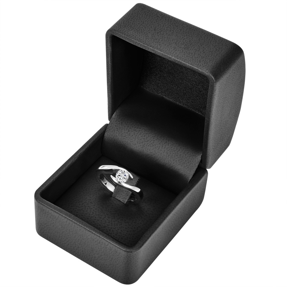 Trilani Bague en argent Argent sterling Oxyde de zirconium (CZ) en Argent Bague