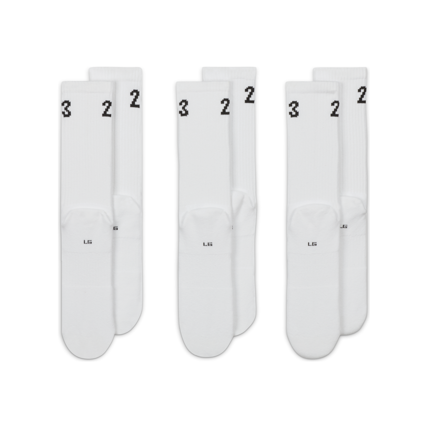 Jordan Essential Crew 3er Pack Socken Weiss F100