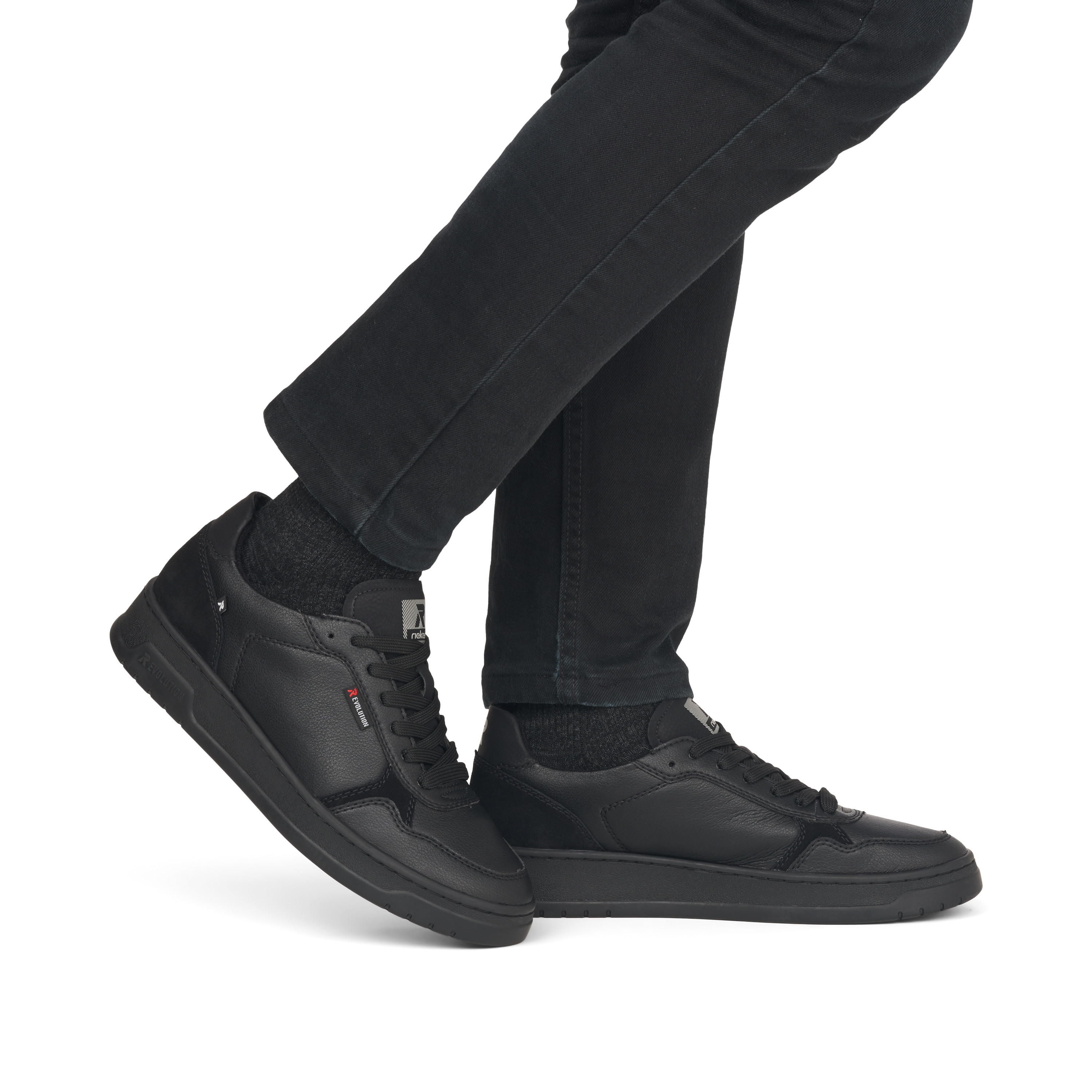 Rieker Herren Sneaker Low deep black