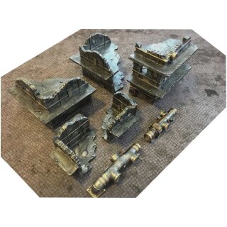 Urban Matz - Industrial Ruins and Pipes Half Set (Prepainted)