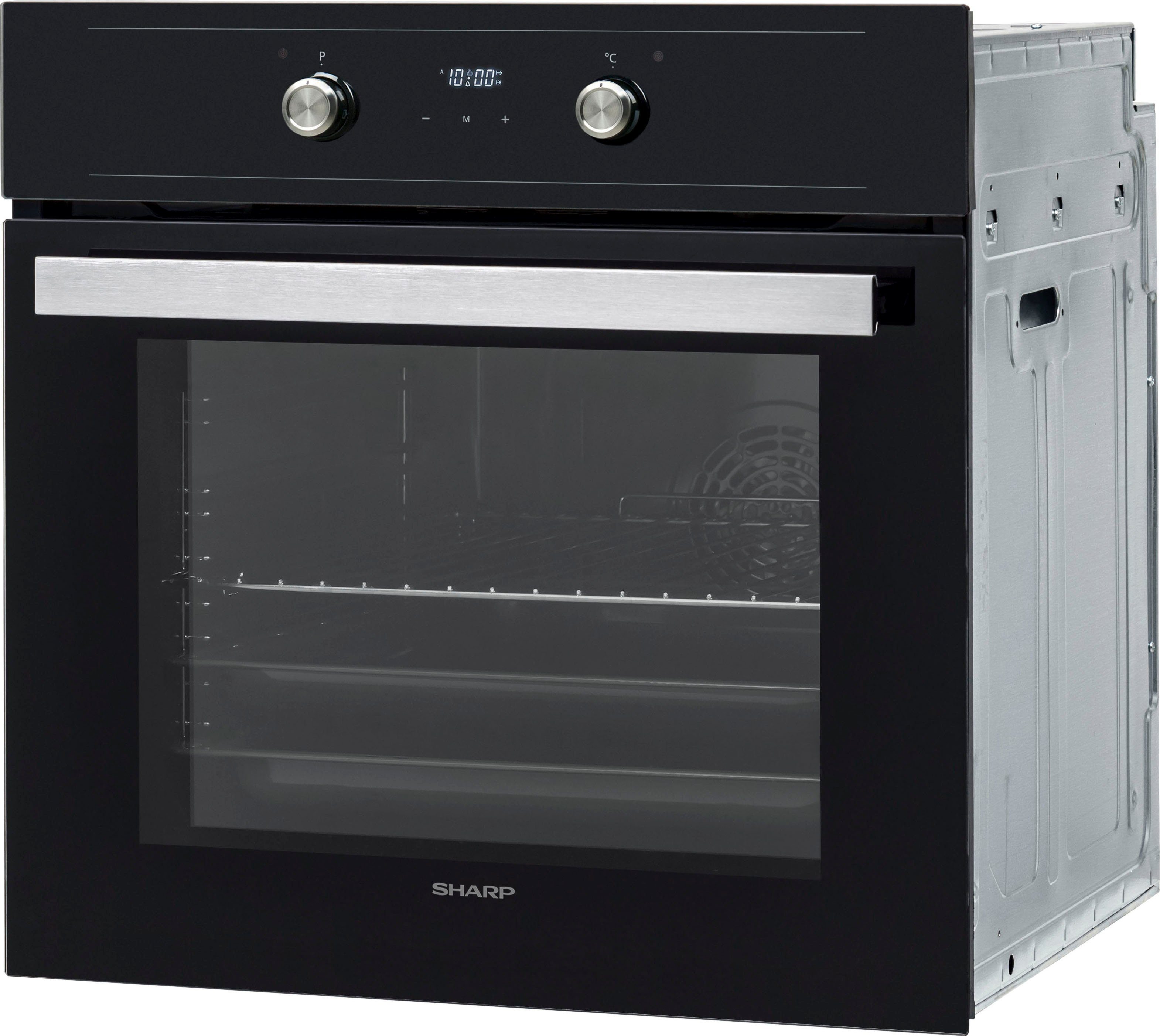 Sharp Einbaubackofen K-60DX19BM0-EU, mit 1-fach-Teleskopauszug