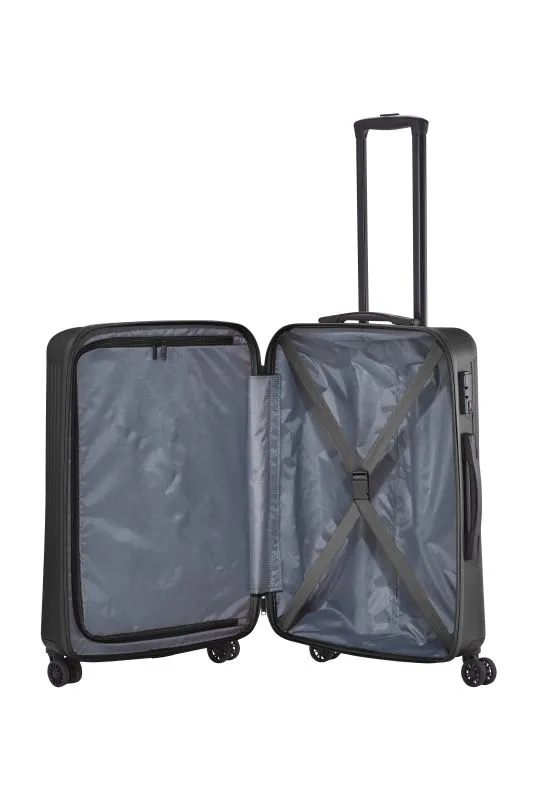 Travelite BALI Trolley mit 4 Rollen Größe M - Schwarz