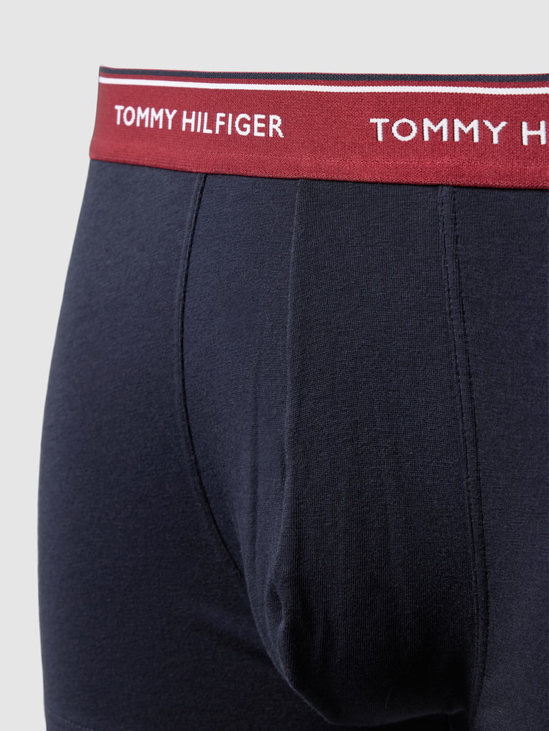 Trunks im 3er-Pack mit elastischem Logo-Bund in dunkelblau