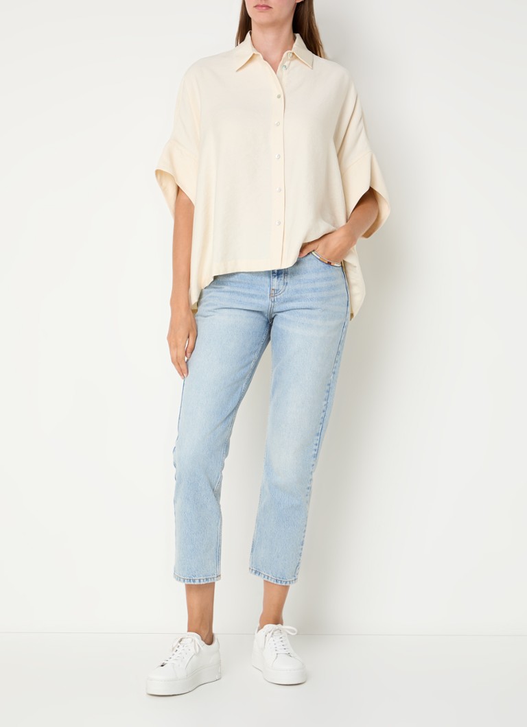 Blusa Benetton Summer Mood con maniche a pipistrello oversize