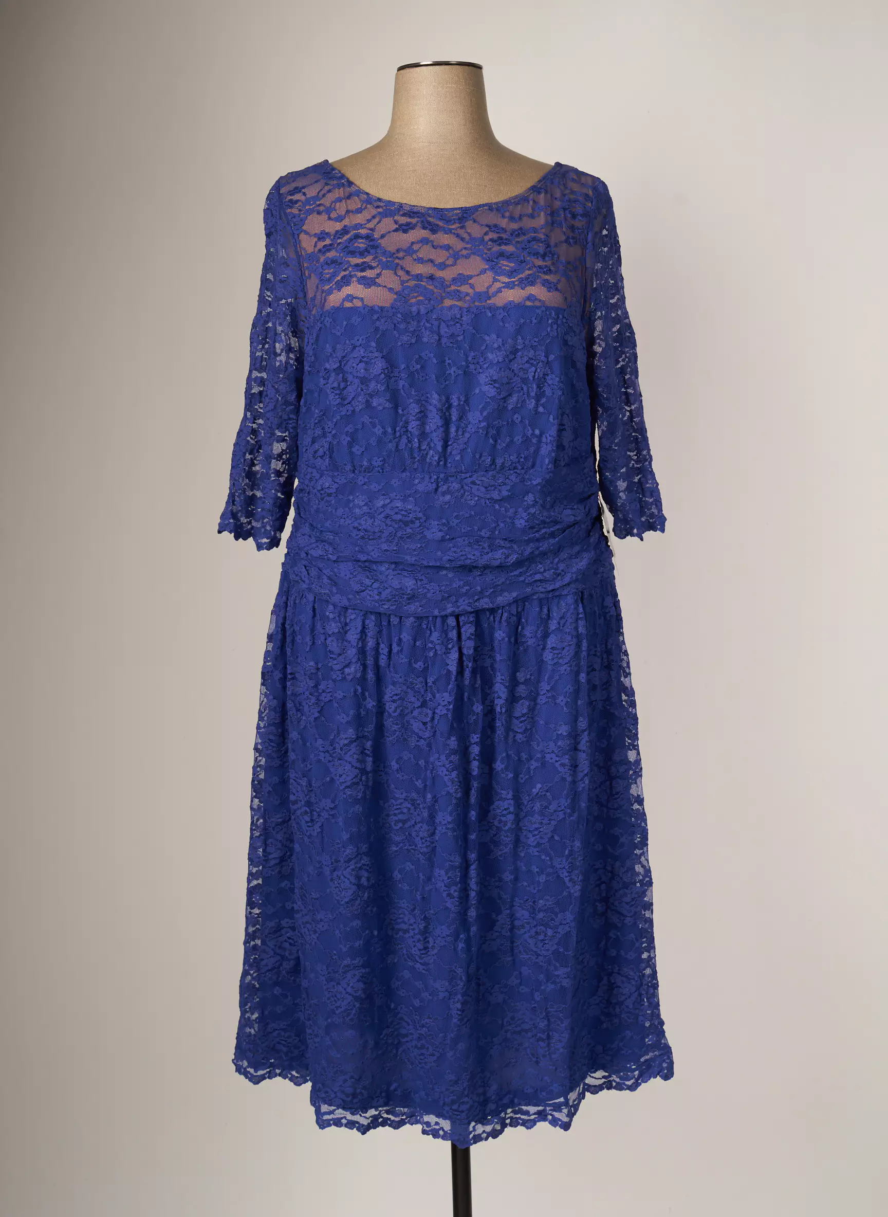 Kiyonna Robes Mi Longues Femme couleur bleu