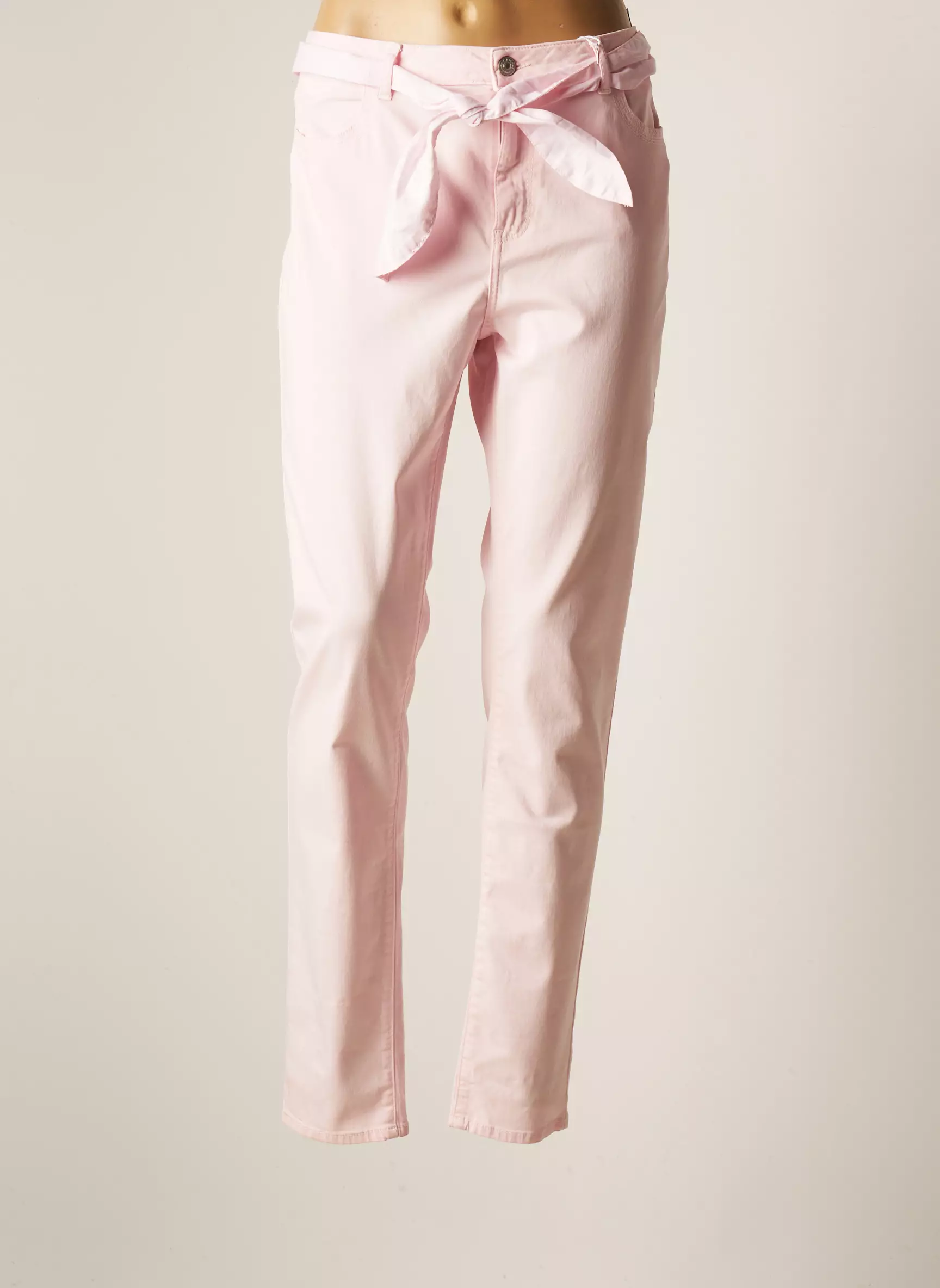 Kanope Pantalons Slim Femme couleur rose