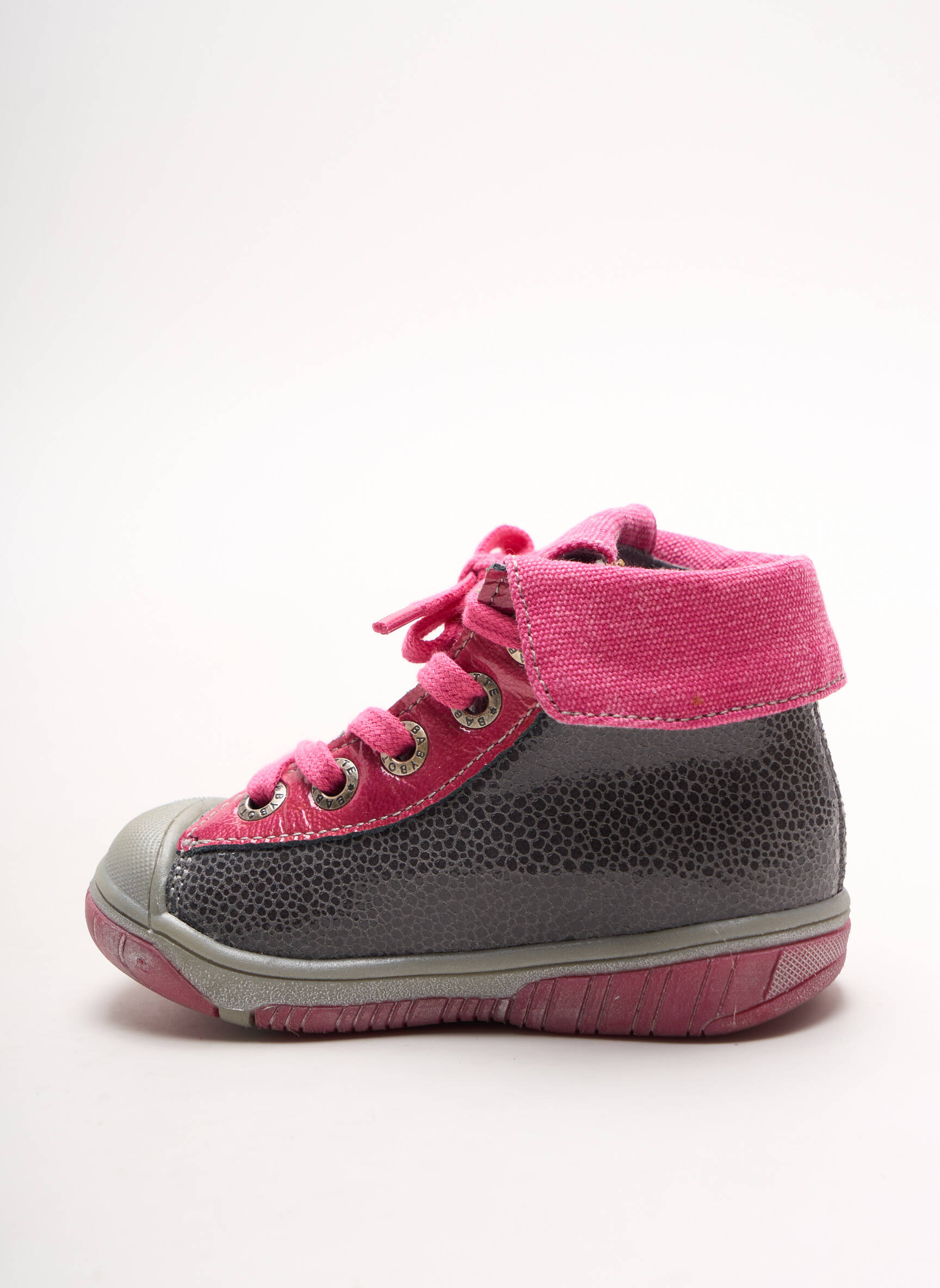 Babybotte Baskets Fille couleur rose