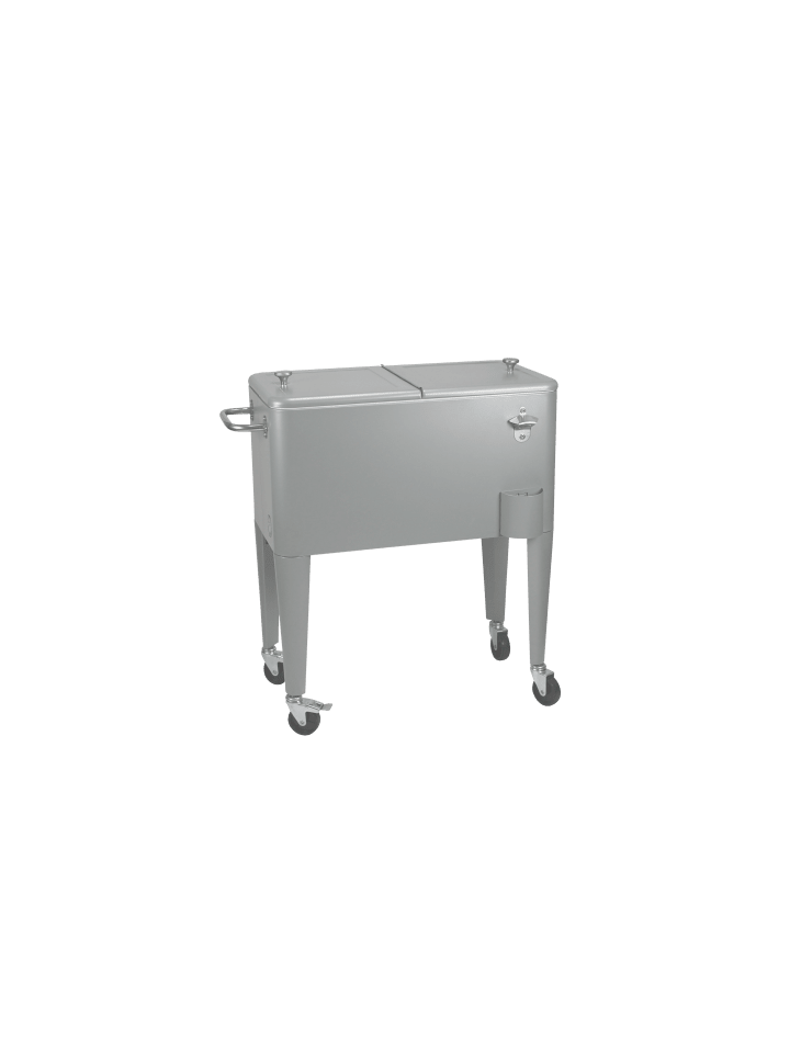 Beachtrekker Kailua Cooler - Kühlbox, Kühlwagen, Getränkekühler, Grau günstig kaufen onesize