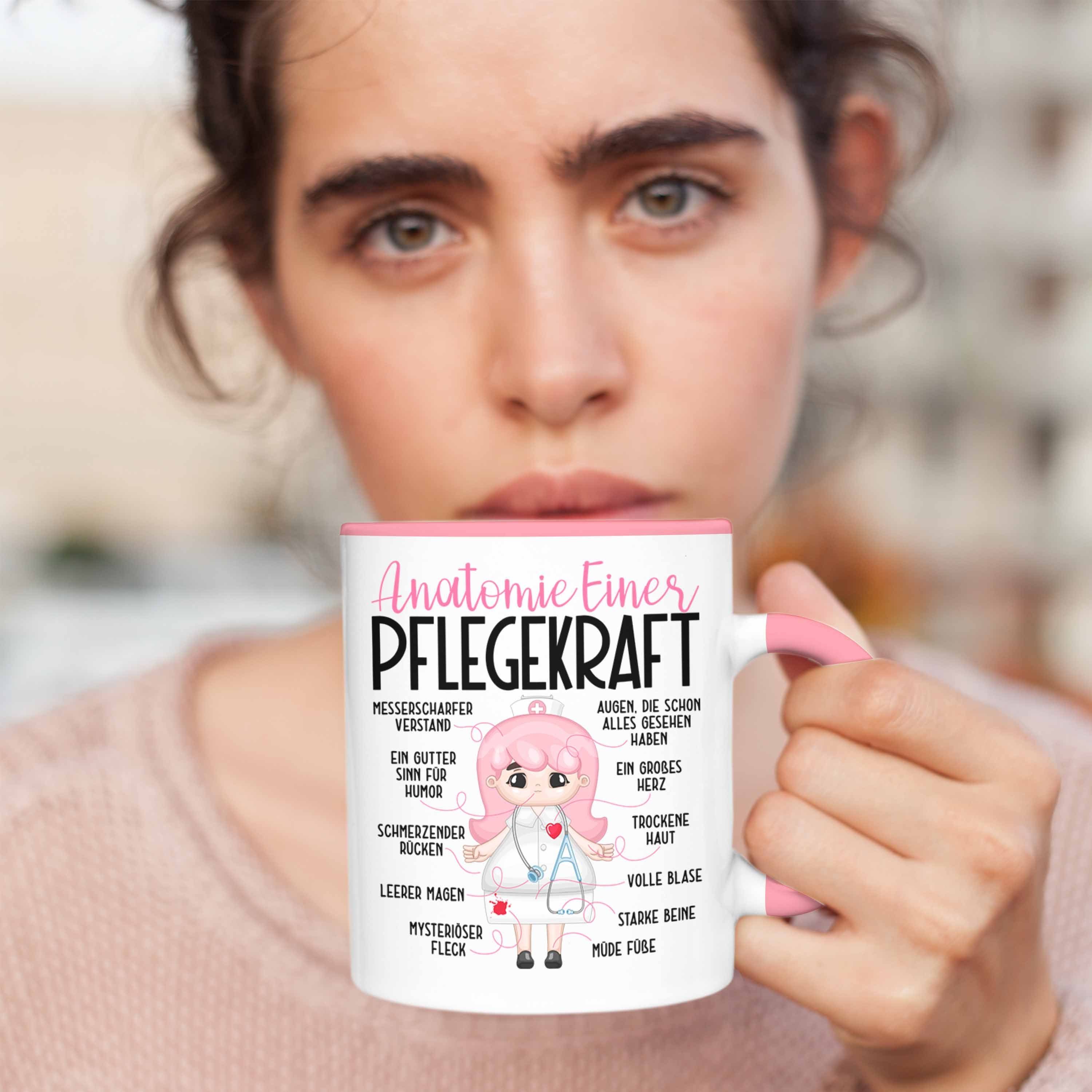 Trendation Tasse Pflegefachkraft Tasse Geschenk Anatomie Einer Pflege Frauen Pflegerin