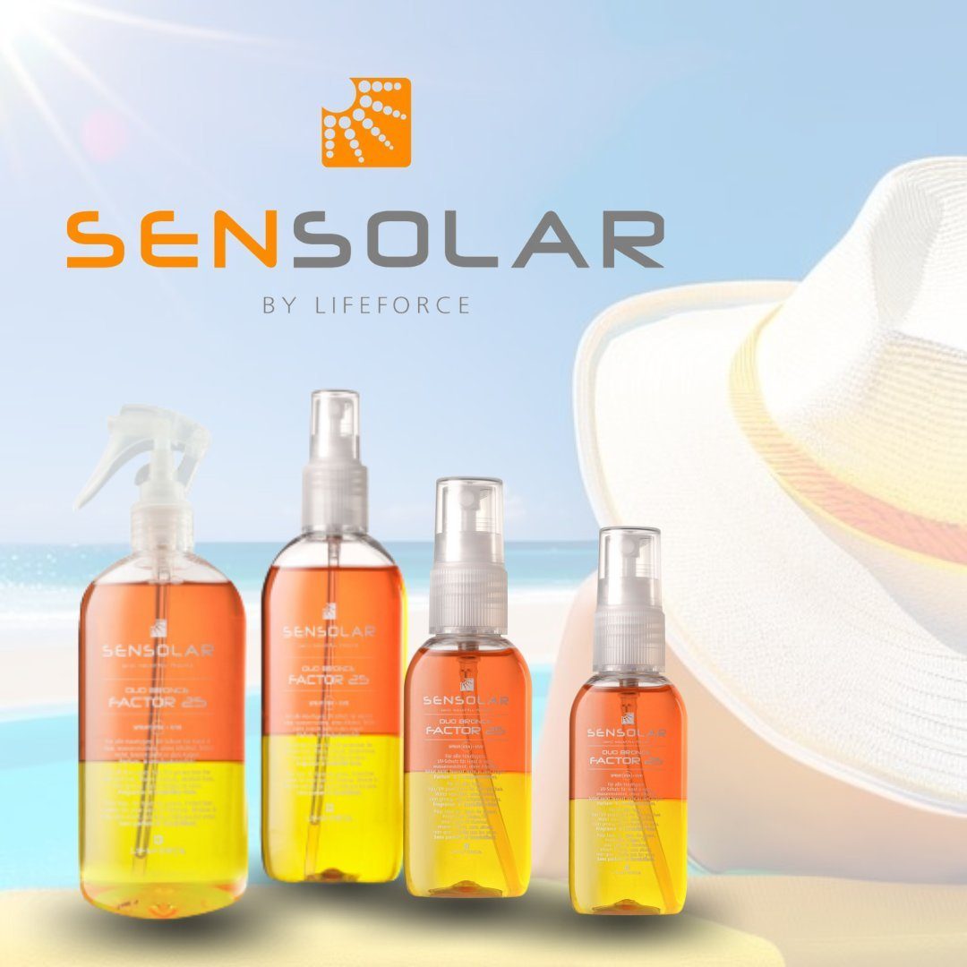 Lifeforce Sonnenschutzspray Sonnenschutzspray Sensolar Duo Bronce Sonnenschutz Spray LSF 25