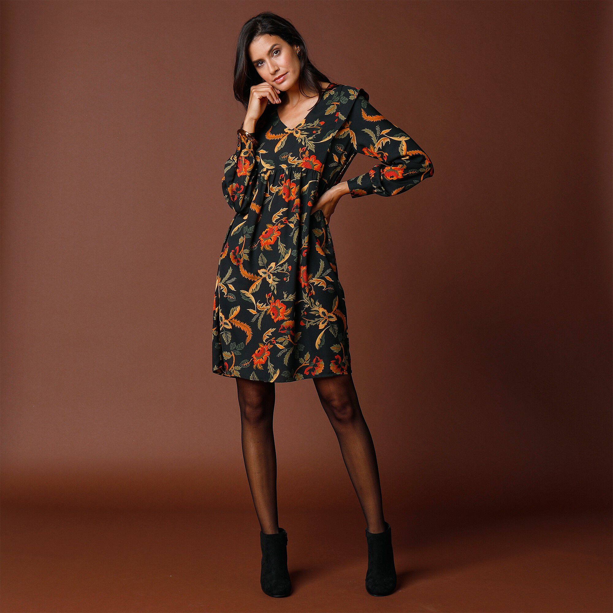 Robe ample imprimée
