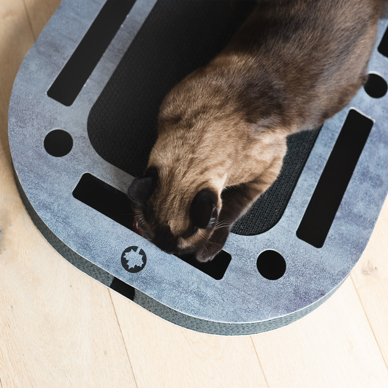 Canadian Cat Company Intelligenzspielzeug Canadian Cat Company Katzenspielplatz PlayPlate Black grau