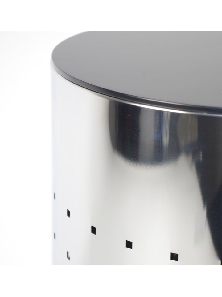 kobolo Wäschekorb STEELWASH55 in Silber günstig kaufen onesize
