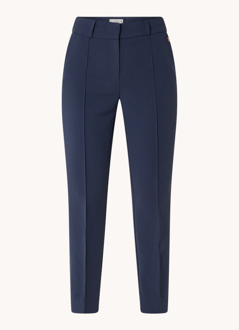 Pantaloni Aaiko Parene cu talie înaltă, slim fit, cu buzunare laterale