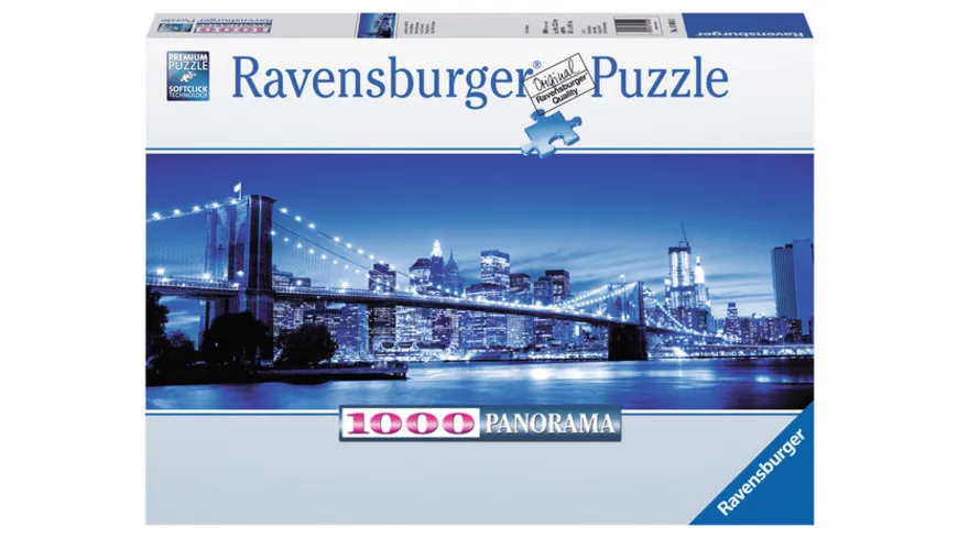Ravensburger Panorama Puzzle - Leuchtendes New York, 1000 Teile