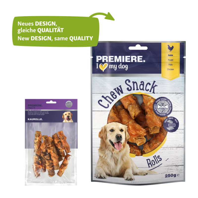 PREMIERE Snacks PREMIERE Hühnerbrust Kaurolle 250 g