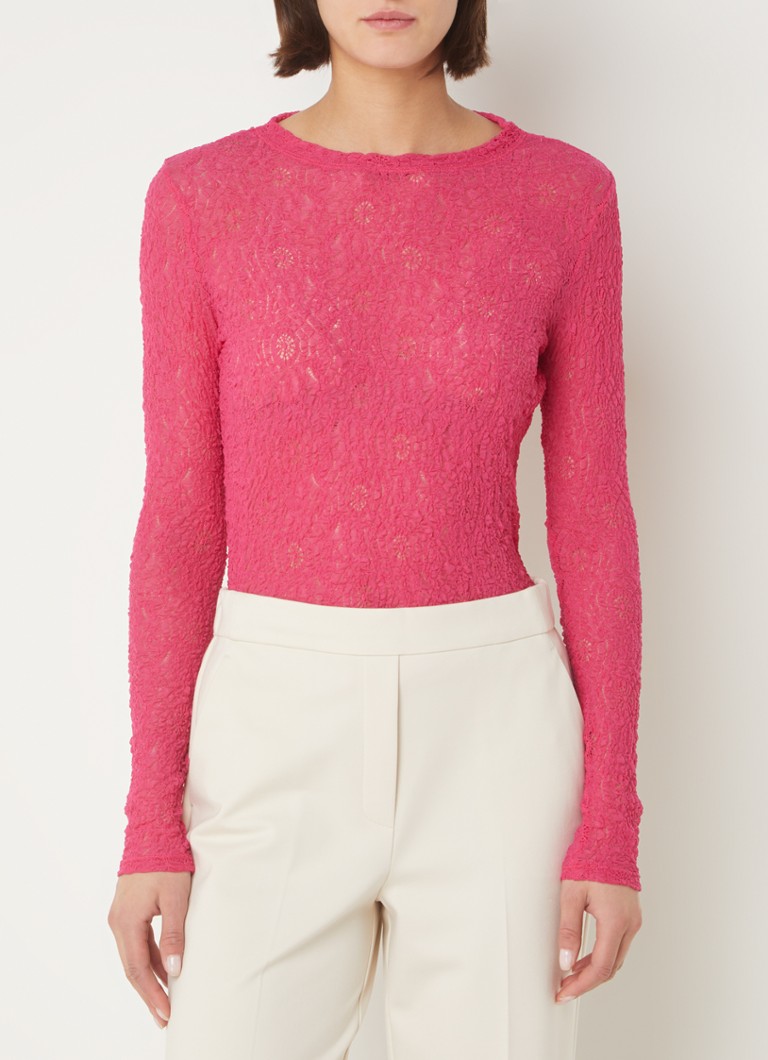 Phase Eight Lainey long-sleeved shirt with texture