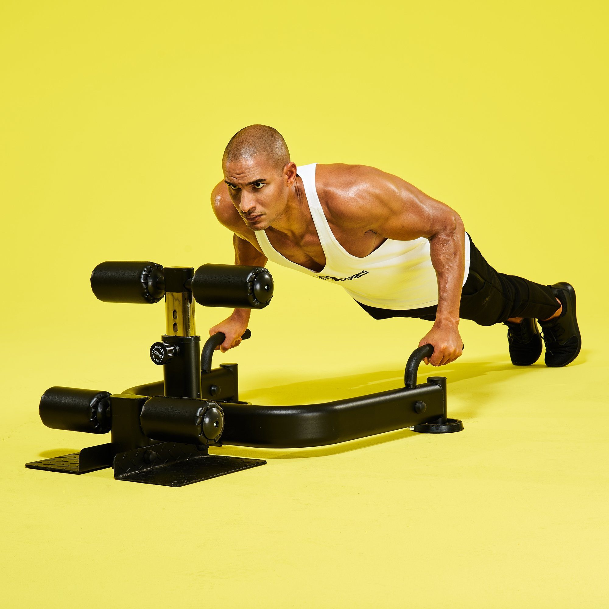 GORILLA SPORTS Multitrainer Sissy Squat Bench - höhenverstellbar, bis 150kg, Belastbar, Kniebeuger, (1-St)