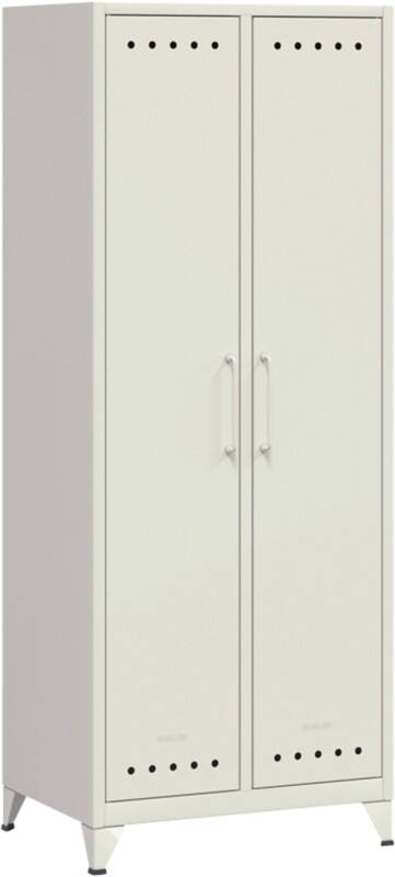 Bisley Fern Garderobenschrank Metall 700 x 510 x 1.800 mm Verkehrsweiß