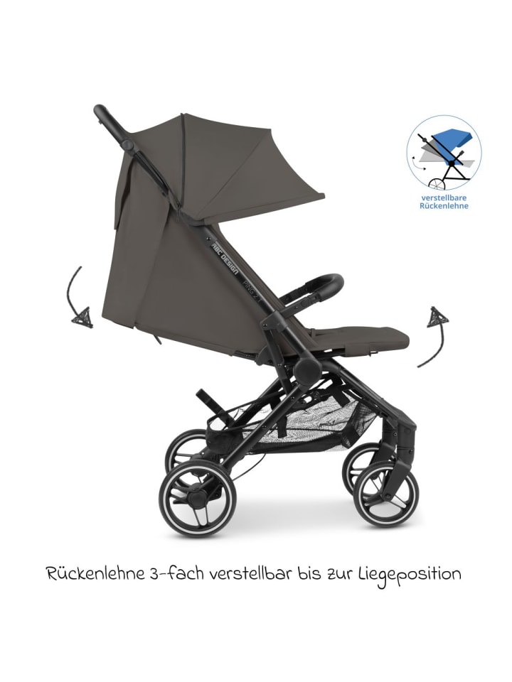 ABC-Design Buggy & Sportwagen Ping Two Trekking mit in grau günstig kaufen onesize