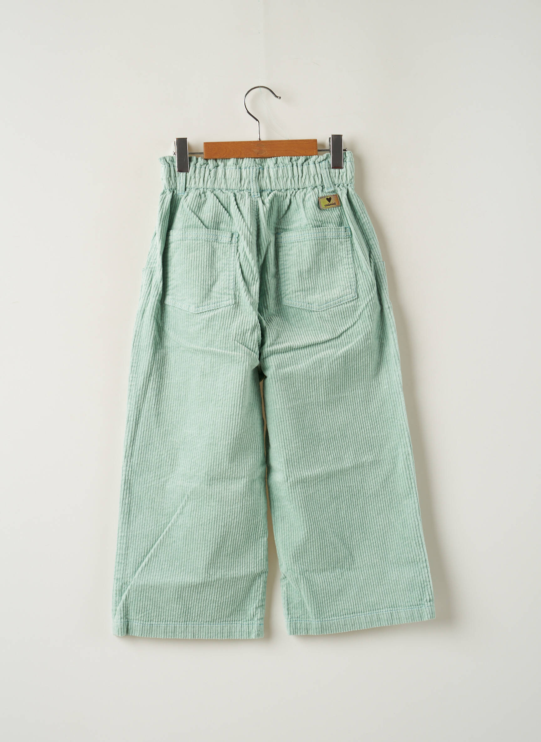 Catimini Jeans Coupe Large Fille couleur vert