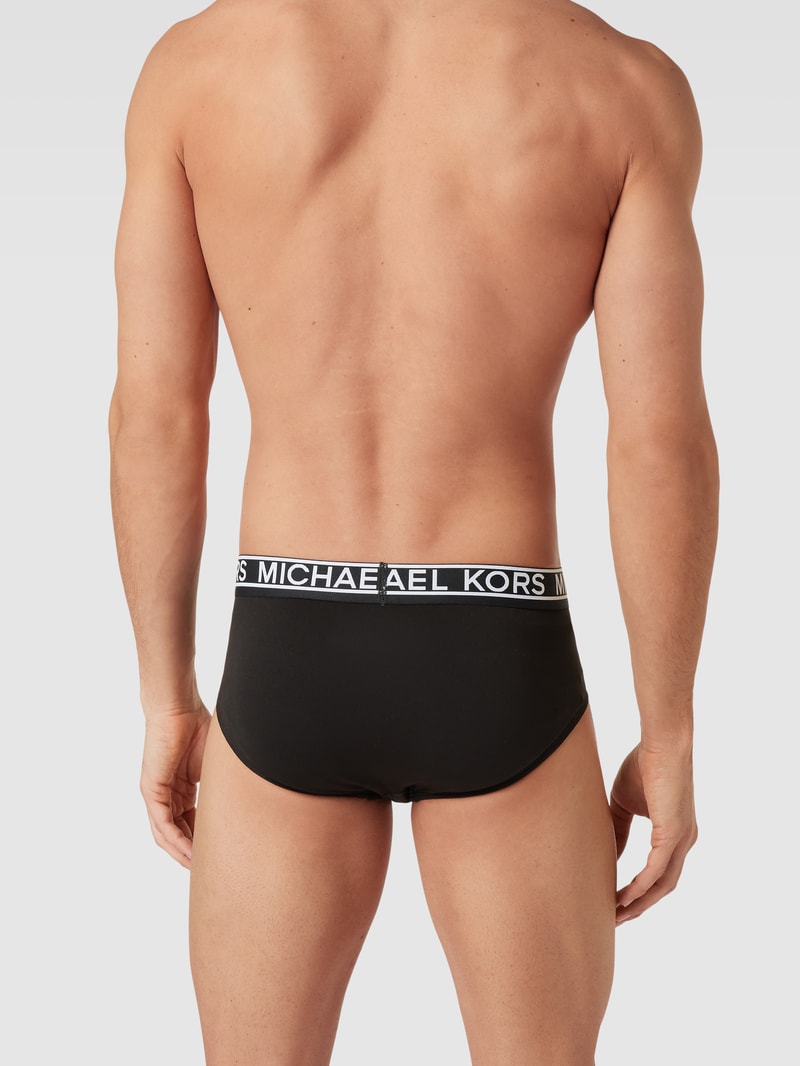 Boxershorts mit elastischem Logo-Bund im 3er-Pack in schwarz
