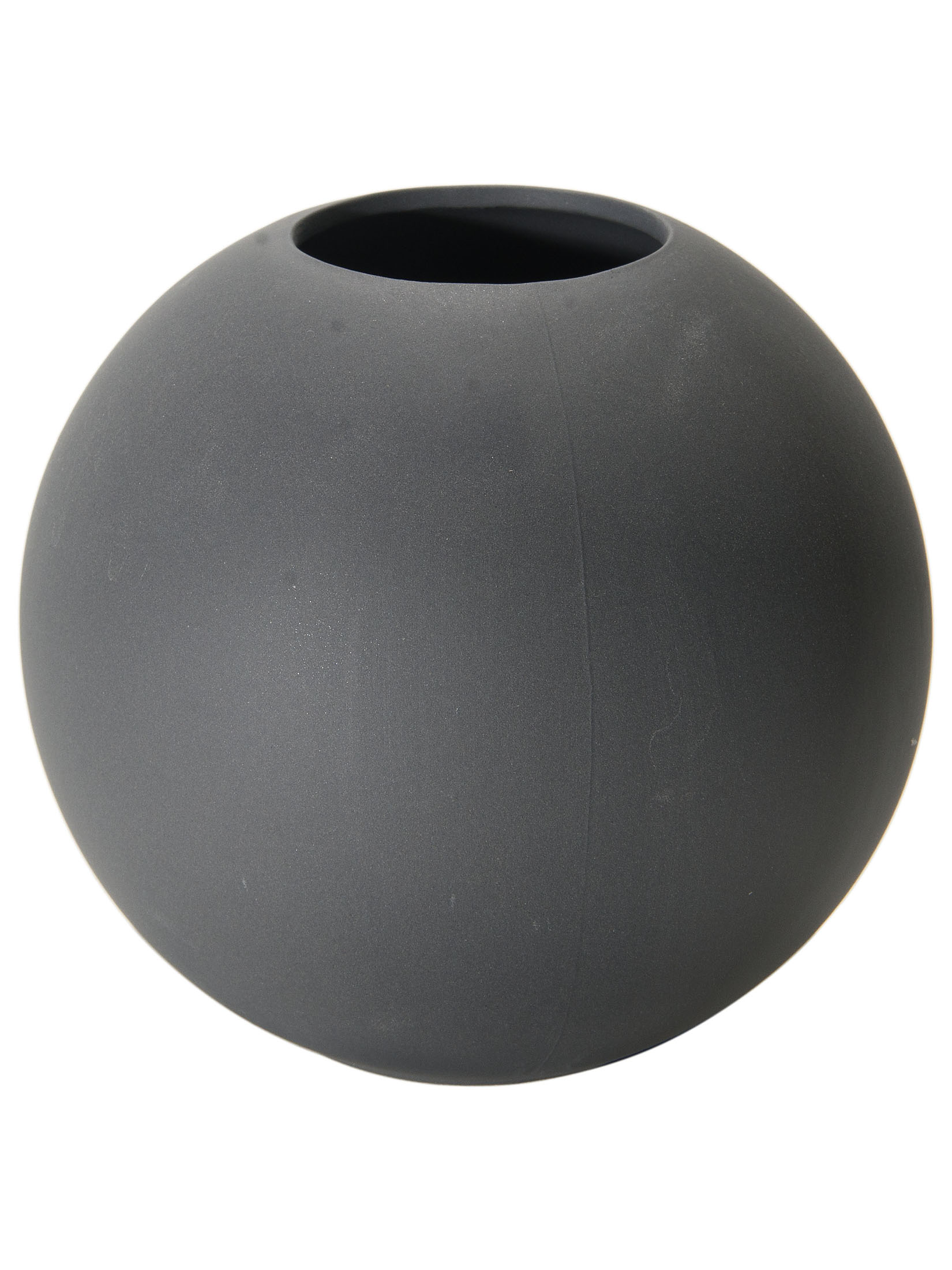 Ball Flower Vase, Schwarz