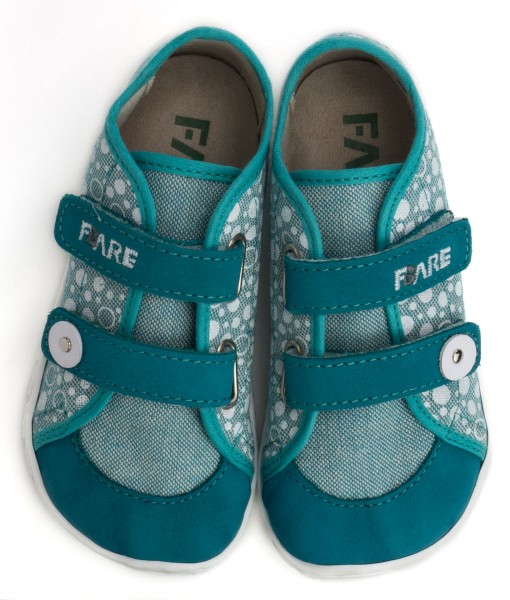 Fare Bare |vA ~ LowCut Leder & Canvas ~ Hellblau