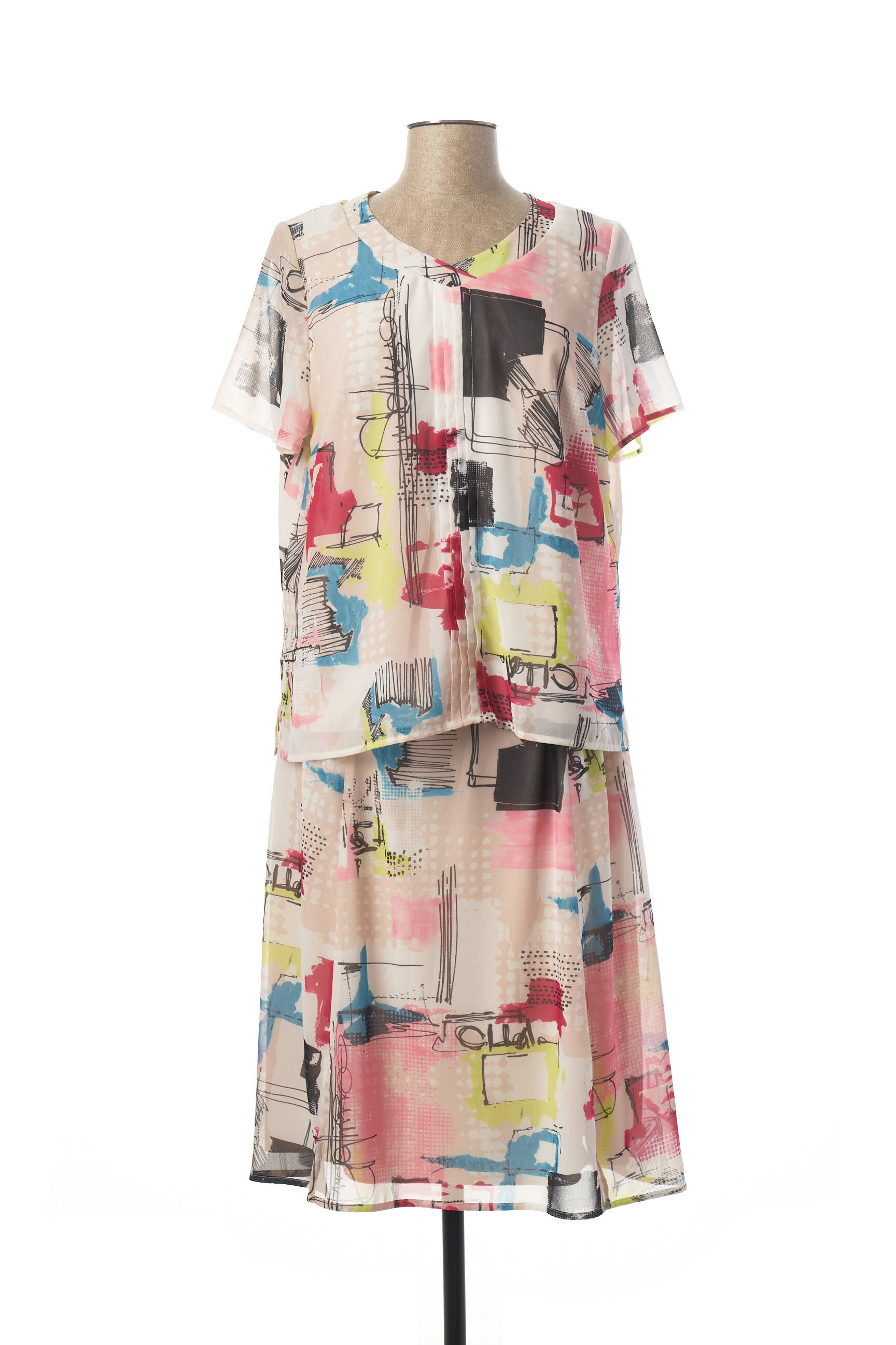 France Rivoire Ensembles Jupe Femme couleur beige