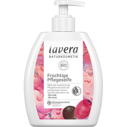 LAVERA Pflegeseife fruchtig Bio-Goji   Bio-Acai  250 ml  Seife