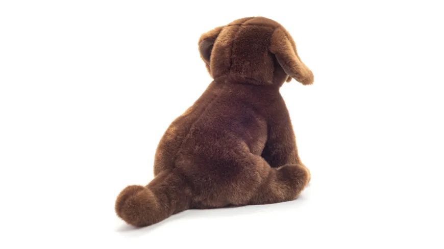Teddy-Hermann - Kuscheltier Labrador sitzend dunkelbraun 25 cm