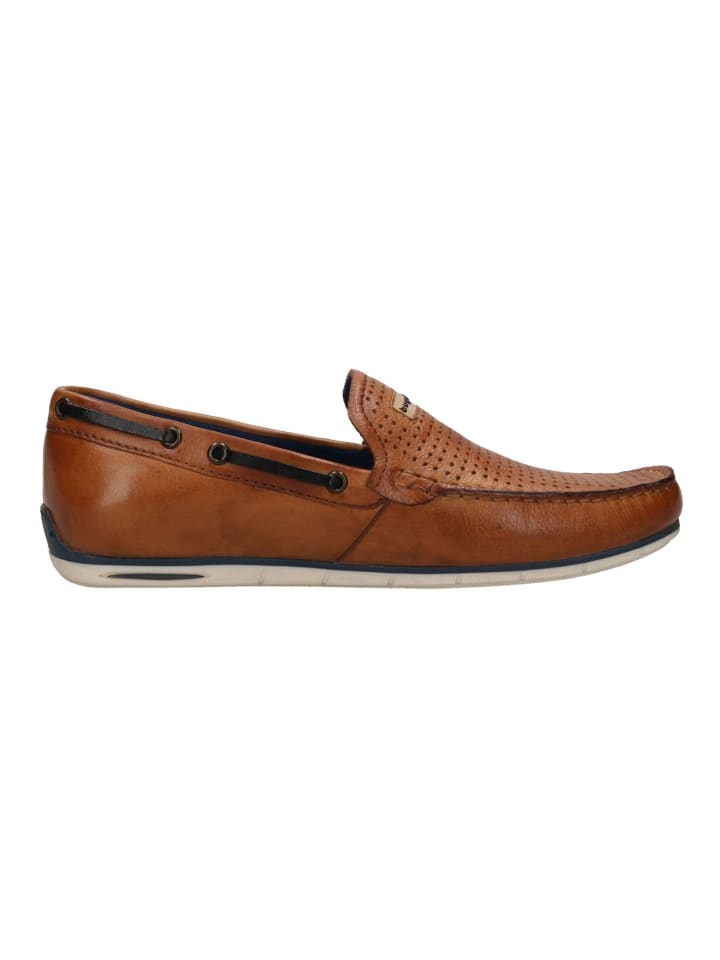 Bugatti Slipper in Cognac günstig kaufen
