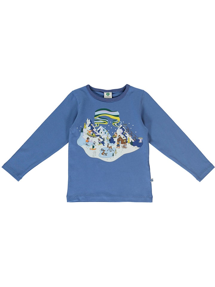 Småfolk Longsleeve in Blau günstig kaufen