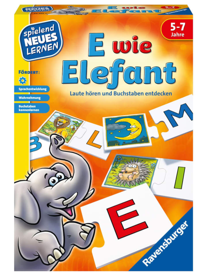 Ravensburger Brettspiel E wie Elefant, 5-7 Jahre günstig kaufen onesize