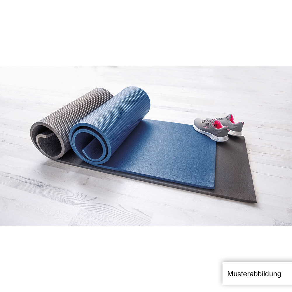 TOPFIT XXL-Ultrasoft-Komfort- Fitnessmatte - Anthrazit