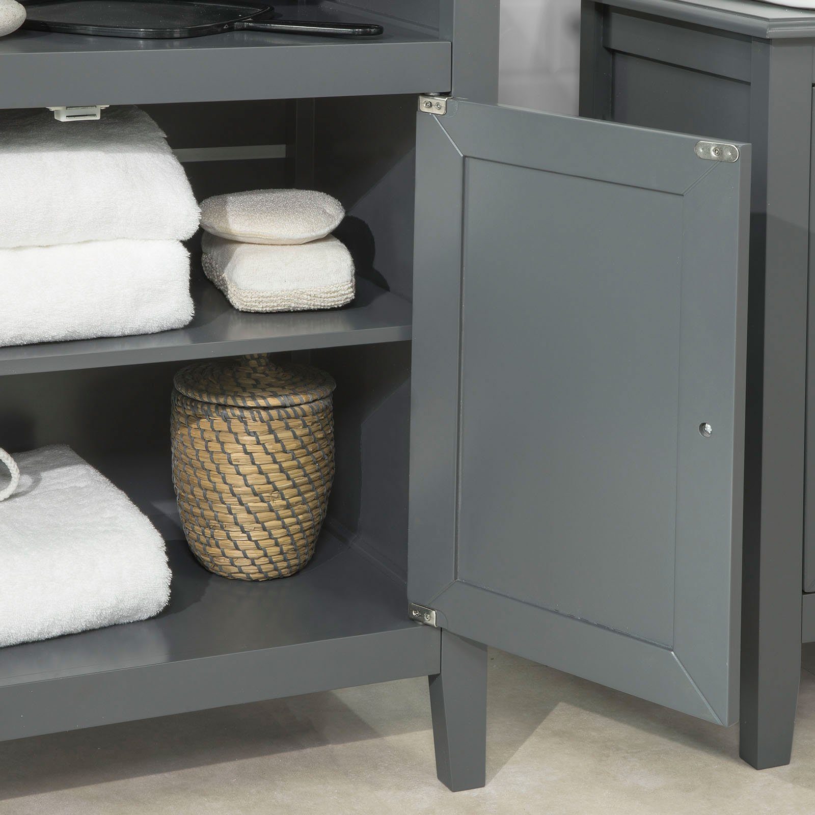 SoBuy Badkommode FRG204, Badschrank Badmöbel Sideboard Flurschrank