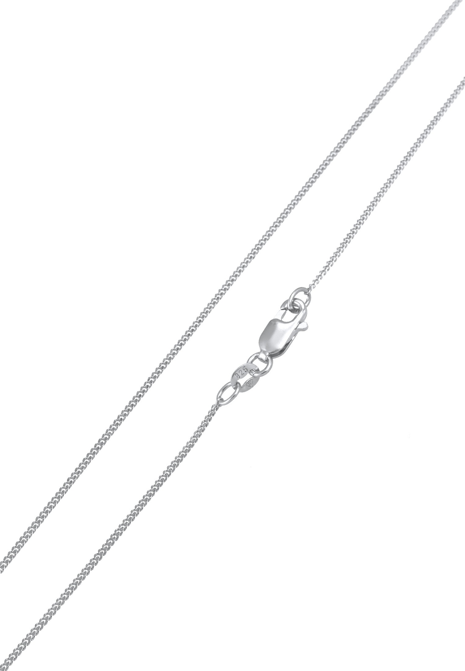 Elli DIAMONDS Solitaire-anheng for kvinner, salt- og pepperslipt med diamanter (0,11 ct.) i 925 sterlingsølv
