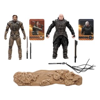 Dune: Teil 2 Actionfiguren 2er-Pack Gurney Halleck & Rabban 18 cm *Mängelexemplar*