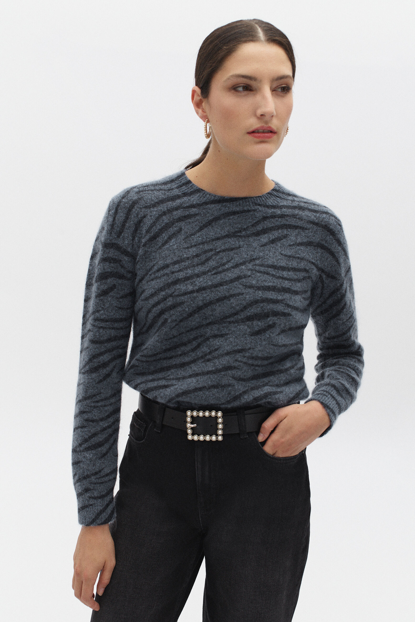pull khumba denim double stone femme