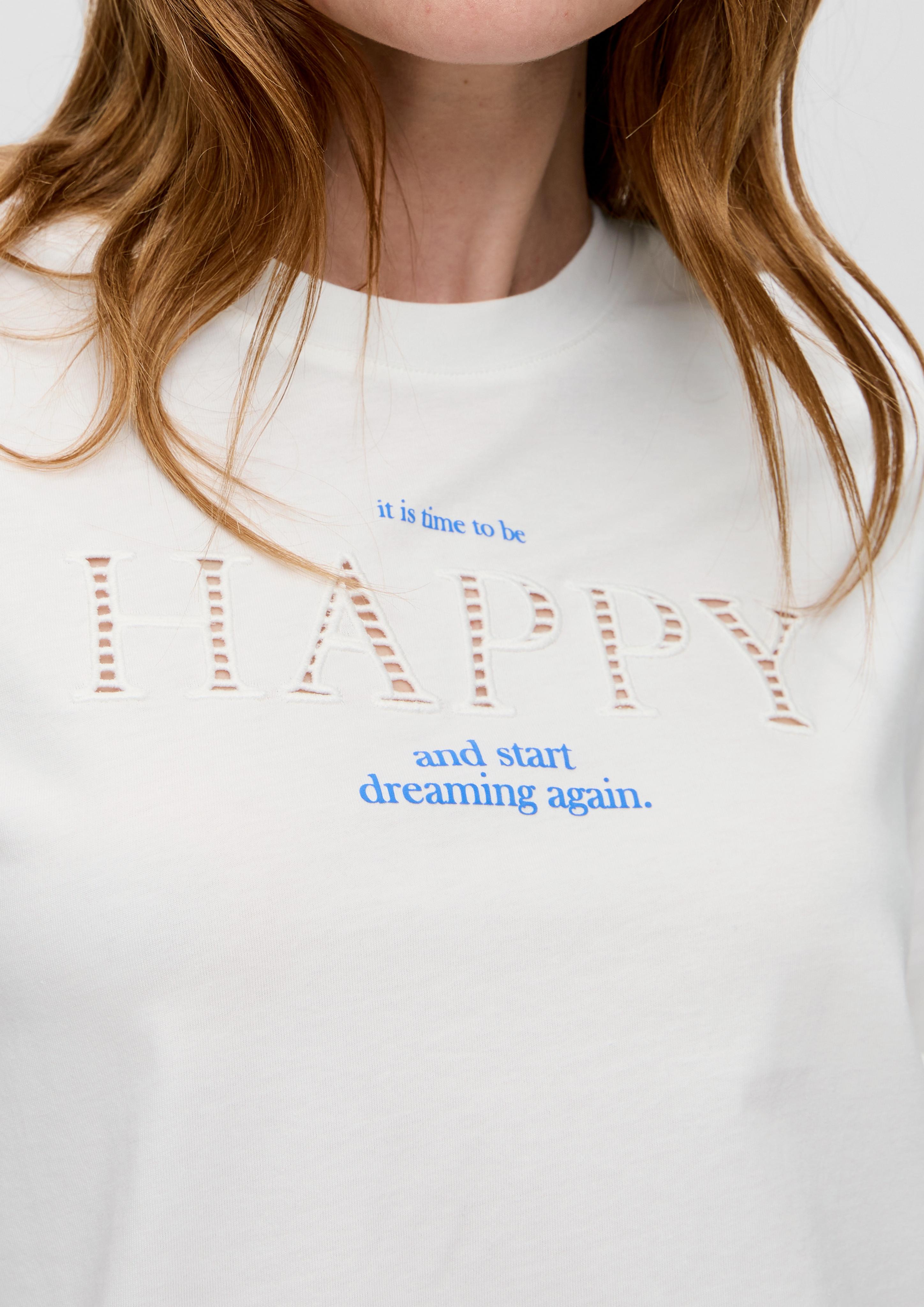 T-Shirt mit Frontprint  2144448-02D0