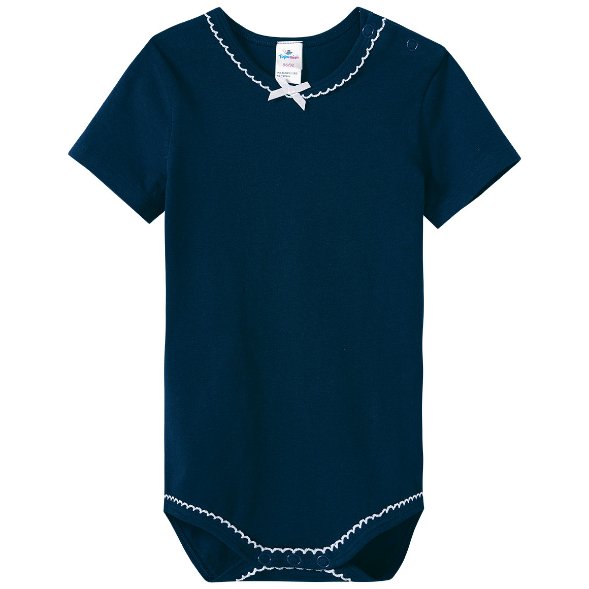 5 Baby Bodys mit Bio-Baumwolle