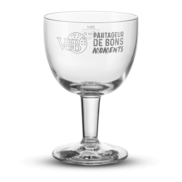 Verre Calice V and B 25 cl