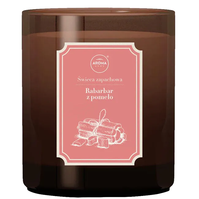 Aroma Hjem Hjem Herbarium Stearinlys Rabarber Pomelo